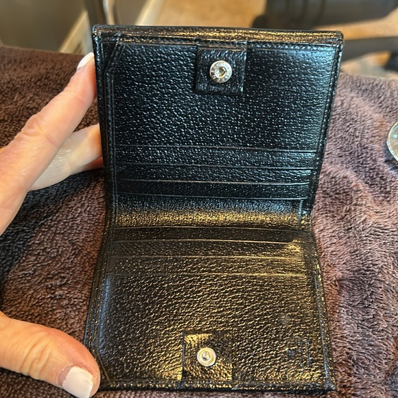 GUCCI Black Bi-fold Wallet with accordion change pocket - Picture 4 of 10